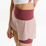 Zyia  Active Muted It’s a Mood Shorts Mauve Pink Size L Photo 10