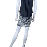 Ann Taylor Black & White Leopard Mini Pencil Skirt Photo 7