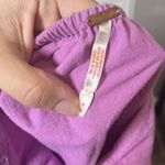 Free People  Desert Days Halter Mini Dress  Dramatic Orchid Size M 100% Cotton Photo 6