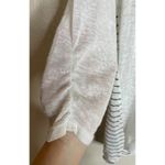 Style Co Womens Large Sheer Embellished Stripe Top Blouse Artsy Going Out Goth Photo 6