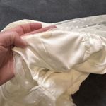 Lulus Affectionate Aura White Swiss Dot Tiered Bustier Midi Dress Medium Photo 11