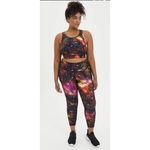 Torrid NWT  Women 2X Multicolor Galaxy Sports Bra‎ Activewear Sporty Athletic Photo 2