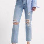 Levi's Levi’s wedgie straight leg rawhem button fly ankle jeans 25 Photo 5