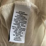 Sanctuary Knit Mixed Media Sweater V Neck Front Cut Neutral Minimalist Medium Photo 10