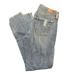 Just Black  Boyfriend Blue Jeans Distressed Made in USA Size 25 Photo 4