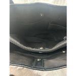 Coach  Black Signature Python Stripe Carryall shoulder Bag 14x10x6 hobo Photo 6