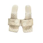 Bottega Veneta  The Lido Sandals in Cane Sugar 36 Womens Leather High Heels Photo 4