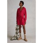 Anthropologie  Daily Practice Polo Knit Mini Tunic Dress Hot Pink Small NEW Photo 3