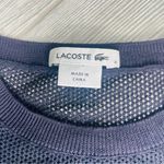 Lacoste Lacost blue and white stripe crew neck pull over sweater shirt size 36 Photo 2