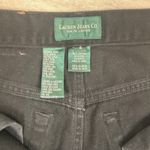 Lauren Jeans Co Ralph Lauren Black Wash Straight Leg Denim Jeans Quiet Luxury Size 4 Photo 3