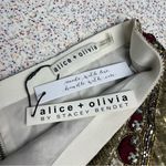 Alice + Olivia NWT  Elana Embellished Gold Sequin Mini Skirt Women’s Size 4 Photo 9