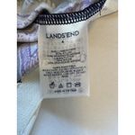 Lands' End Tankini Top Size 4 Square Neck Paisley Wireless Soft Cup Navy Blue Photo 3