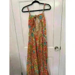 House of Harlow 1960 Colorful Boho Maxi Dress‎ NWOT size L Pink Size L Photo 3