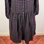 Madewell Plaid Flannel Raglan Button-Front Shirtdress Photo 5