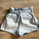 American Eagle Paperbag High Waist Button Fly Denim Jean Shorts Size 6 Photo 1