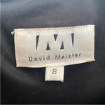 David Meister  Asymmetrical neck‎ unlined sleeves bodycon dress size 8 Photo 7