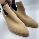 Rebecca Minkoff  Tan Suede Leather Studded D’orsay Ankle Boots Womens 6 Booties Photo 8