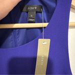 J.Crew CUT AWAY STYLE DRESS 07078 BYZANTINE PURPLE SIZE 12 NWT Photo 3