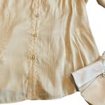 L'Academie The Bastina Top Button-Down Blouse Shirt Long Sleeve Size Large Women Photo 7