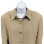 Jones New York Women Beige Button Front Blazer Jacket Career Size 10 Photo 2