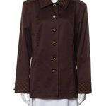 St. John Vintage 1990s Sport Chocolate Brown Quilted Suit Set Blazer Trousers 90s Photo 12