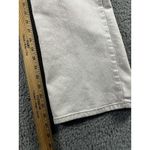 Chico's Jeans Women 2 Short Mid Rise Straight Leg Ivory Denim Pants Minimalist Photo 4