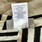 Catherine's Lightweight Open Front Striped Cardigan, size 3X Black Photo 5