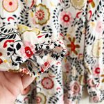 Boden USA Boden Rosie Tunic Beach Shirt Opulent Garden Floral 100% Linen Size 12P l Photo 3