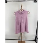 Calia Fairway Sleeveless Golf Polo Size XXL purple Purple Photo 3