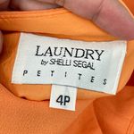 Laundry by Shelli Segal Laundry By‎ Shelli Segal Vintage Orange Halter CrissCross Back Summer Dress 4P Photo 3