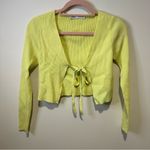 ZARA tie front cropped cardigan size medium Photo 1