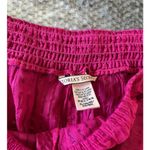 Victoria's Secret  Pink Metallic Stripes Tie Front Pull On Shorts Size XL NWOT Photo 4