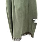 Rampage  USA Olive Green Faux Suede Fringe Mini Dress Women's 7 Y2K Western Photo 8