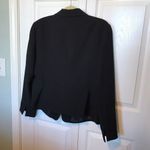 Emma James  Liz Claiborne Womens Size 14 Black Coat‎ Blazer Office Professional Photo 5