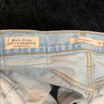 Levi's Levi Wedgie Distressed High Rise Shorts Frayed Hem Light Blue Denim Size 26 Photo 7