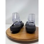 Oofos Ooahh Luxe Slide Sandals Black Recovery Comfort Flip Flop‎ Women's Size 8 Photo 1