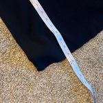 INC Women's Black Embroidered Jeweled Bell Sleeve Dress Purple Floral. Size L Photo 4