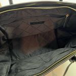 Michael Kors MICHAEL Avril Extra-Large Leather Top-Zip Tote Bag black gold Photo 5