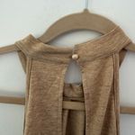 Tan Sleeveless short Romper Size M Photo 8