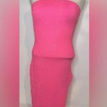 Barbie pink Pink Strapless Dress halter bodycon fit NWOT XL Photo 0