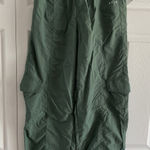 Wilo the Label Womens Small Green Cargo Pants Parachute Streetwear Photo 0