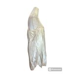 Dentelle Slip Dress Cream Floral Lace Sheer Illusion Tank Mini S Photo 2