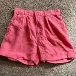 Joie  Bubblegum Pink Linen Tank Top Shorts Set Small Barbiecore Photo 6