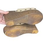 Steve Madden 40 9 Ultra High Wedge platform Wood Slip On Heel Snake Skin Photo 6