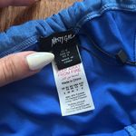 Nasty Gal NWT royal blue Shimmer Ruched Underwire Bikini Set size 4 Photo 3
