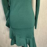 Gianni Bini  Teal Long Sleeve Dress Size Small Photo 7
