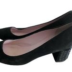Kate Spade New York Danika Too Black Suede Jeweled Mid Heel 6B Photo 1
