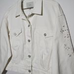 Joie  | Roslena Eyelet Jean Jacket in Porcelain $328 Photo 2