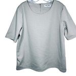 VERO MODA Boxy Textured Top - Size 42 (EU Size 14) - Rice 2/4 Top tan khaki tan Photo 0