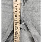 ZARA Blk/Gry Wash Distressed Skinny Tapered Frayed Denim Jeans Women's S B25 (1) Photo 4